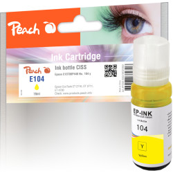 Peach PI200-800 tintes kārtridžs 1 pcs Saderība Standarta produktivitāte Dzeltens