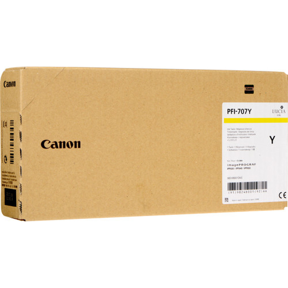Canon PFI-707Y tintes kārtridžs Oriģināls Dzeltens