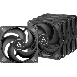 Arctic P12 Max Datora korpusam Ventilators 12 cm Melns 5 pcs