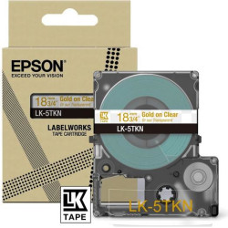 Epson LK-5TKN Gold, Transparent