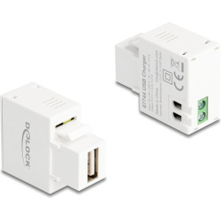 Delock Keystone Module USB Type-A Charging Port 5 W white