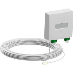 D.center ® Gf-TA 42, pre-assembled & terminated, equipped with 2x LCD/APC couplers & 2x LC/APC duplex cables, 50 m