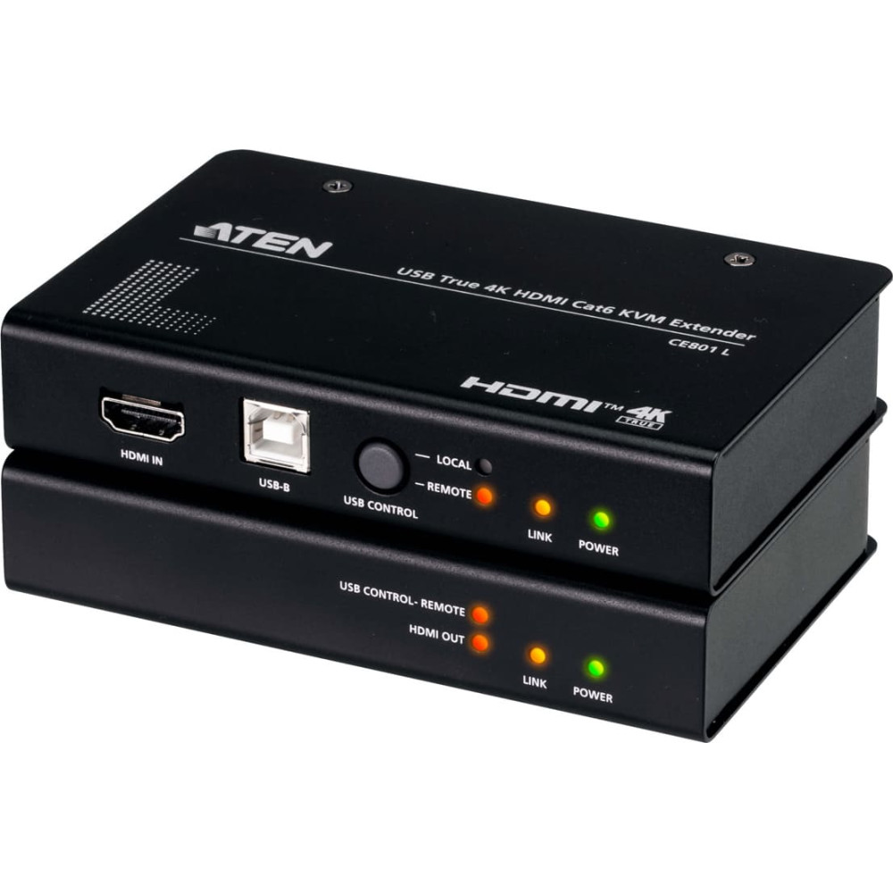 Aten CE801 USB True 4K HDMI Cat 6 KVM Extender