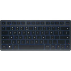 Cherry KW 7100 MINI BT tastatūra Universāls Bluetooth sistēma QWERTY US International Zils