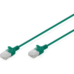 Digitus CAT 6 U-UTP Slim patch cable, 5 m, green