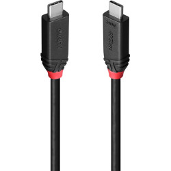 Lindy 2m USB4 Type C Cable, 40Gbps, 240W PD, Black Line