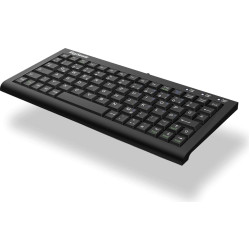 Keysonic ACK-3401U (UK) tastatūra Mājas USB QWERTY Britu angļu valoda Melns
