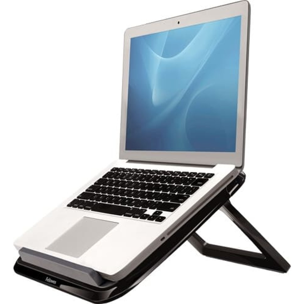 Fellowes 8212001 klēpjdatoru statīvs Portatīvā datora statne Melns, Pelēks 43,2 cm (17")