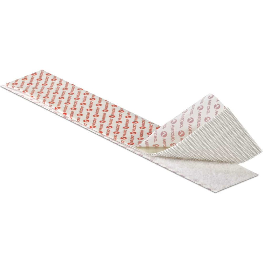 Velcro &reg; Klettband Extra Stark Selbstklebend, Haken & Flausch 50mm x 1m Wei&szlig;