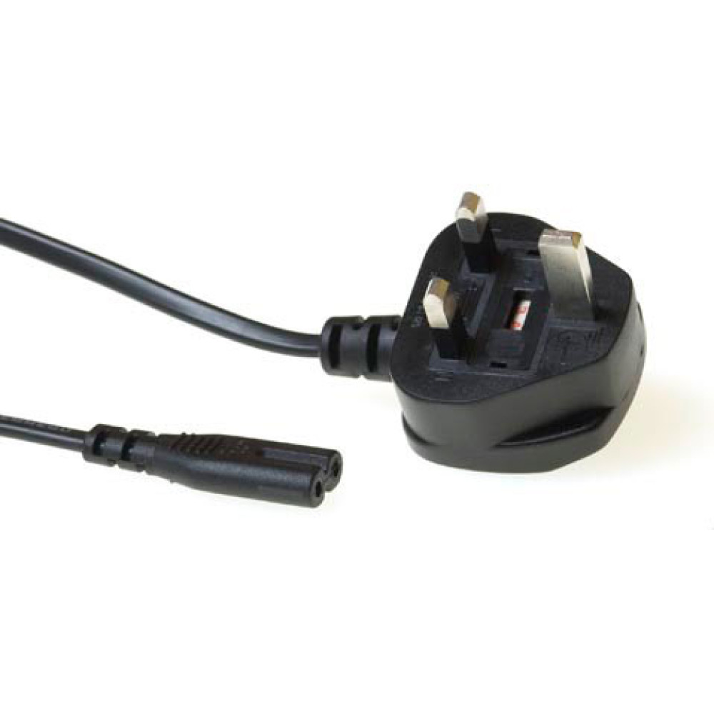 ACT POWERCORD UK3-C7 BLACK   1.80M