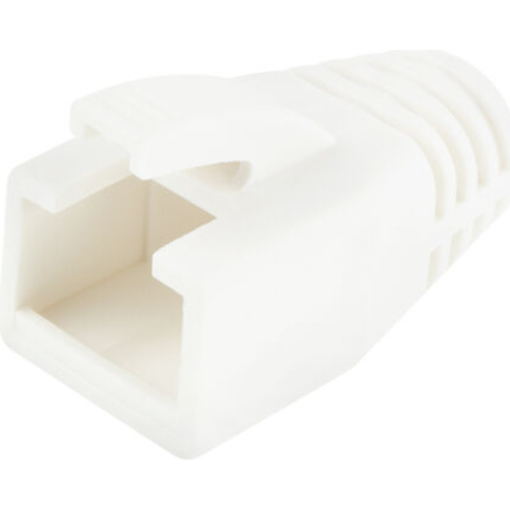 ACT CABLE BOOT RJ45 8.0MM WHITE