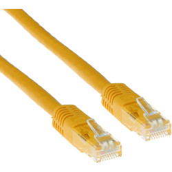 ACT CAT6A U/UTP YELLOW       0.50M