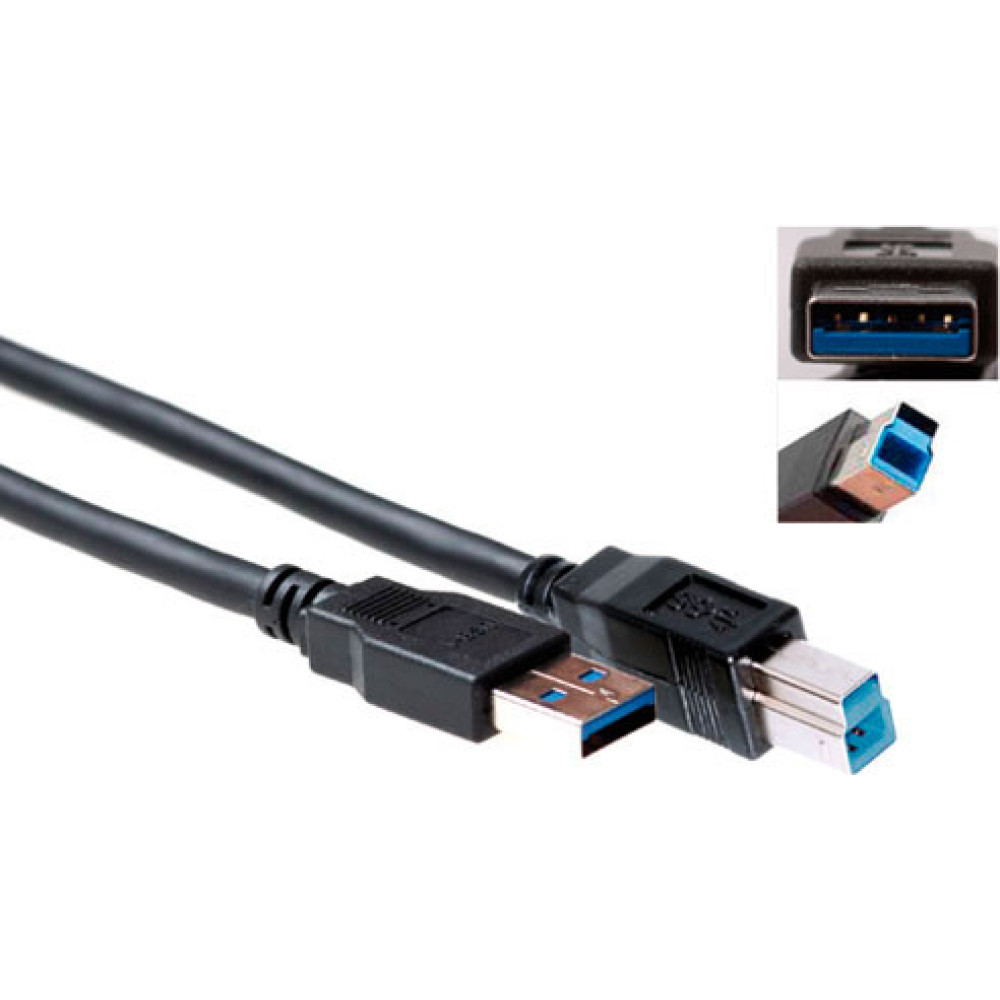 ACT USB3.0 A MALE-B MALE     2.00M