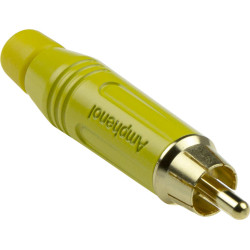 Amphenol RCA MALE PLUG YELLOW