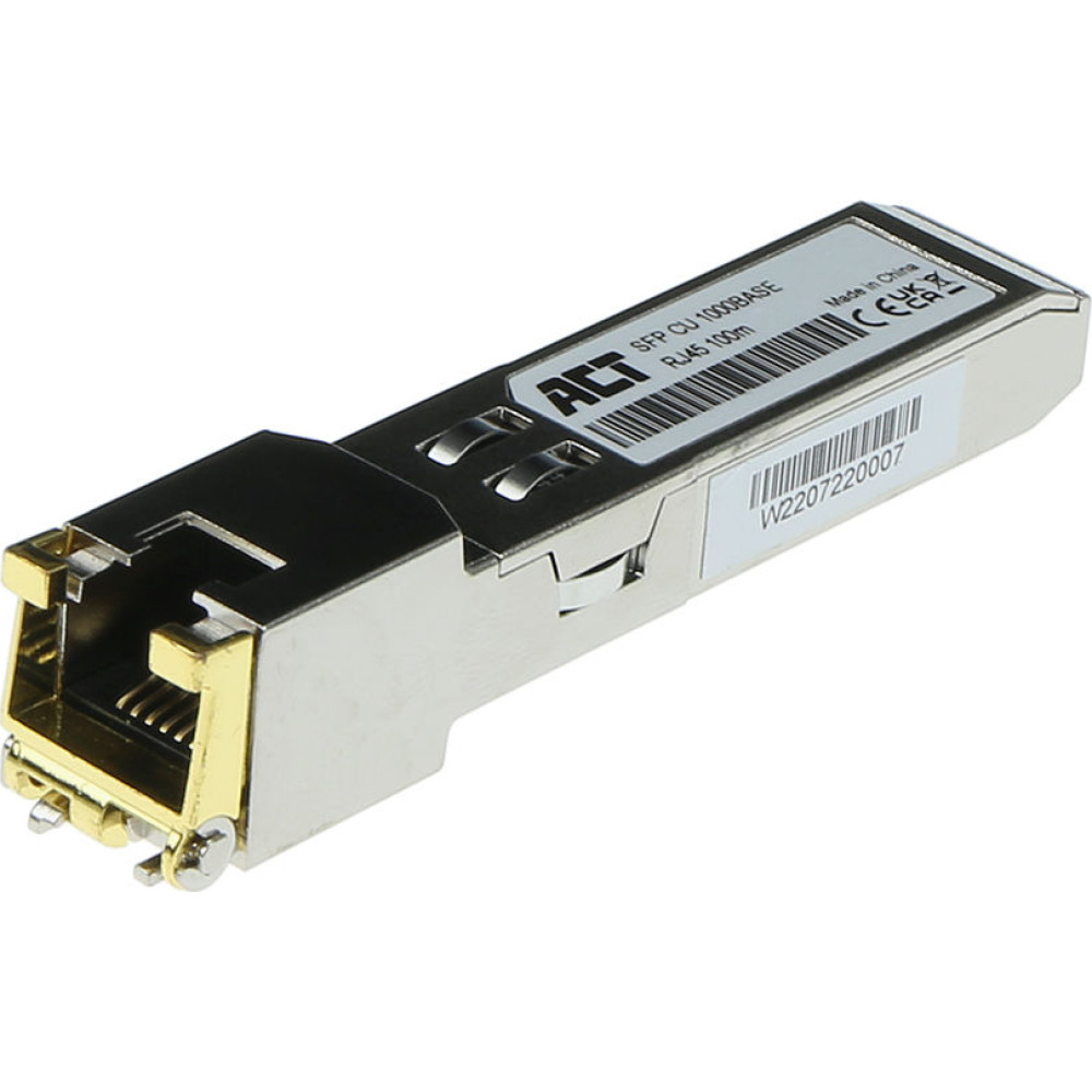 ACT SFP CU 1000BASED - JUNIPER (SFP-1GE-T)