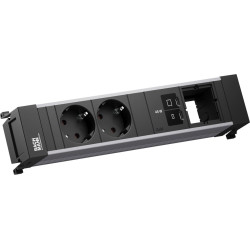 Bachmann POWER FRAME 2xCEE7/3, 1xUSB C/C 45W 1xCM L=0.2m