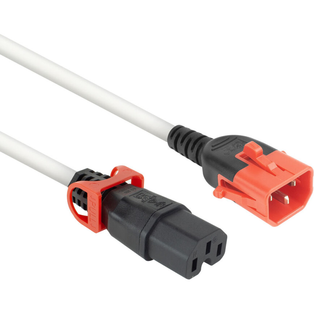 ACT POWERCORD C14DL-C15L WH 2.00M