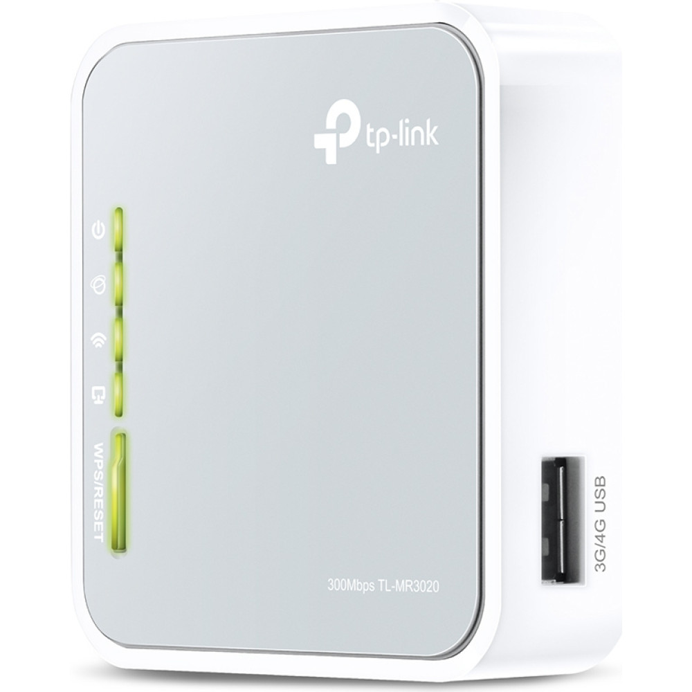 Tp-Link Technologies TP-LINK TL-MR3020 Single-band (2.4 GHz) Fast Ethernet 3G 4G Grey,White wireless router