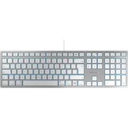 Cherry KC 6000C FOR MAC keyboard Universal USB QWERTY English Silver