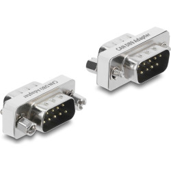 Delock D-Sub 9 pin CAN Bus Adapter male to male 120 ohms resistor
