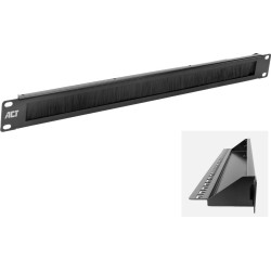 ACT CABLE BRUSH PANEL 1U + BAR