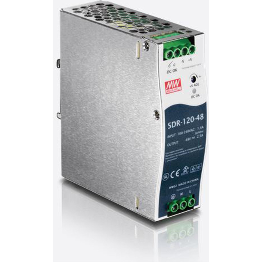 Mean Well SDR-120-48 Hutschienennetzteil 120W 48V DC