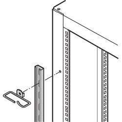 Schroff Labrack C-Rail for 19" Stationary 24 U