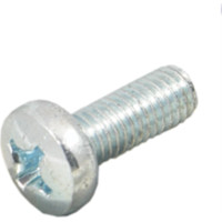 Schroff Panhead Screw, Pozidrive, M6x16, St, Zinc-Plated, 100 Pieces