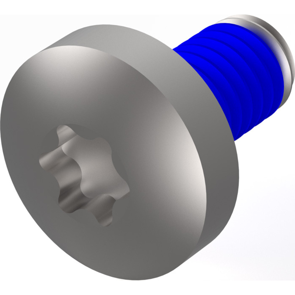 Schroff Assembly Parts for Rugged Components, Panhead Screw with Thread-locking Compound, Torx, M4 x 8