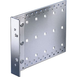 Schroff EuropacPRO Side Panel for Stainless Steel Gasket, Type H, Handle Holes, 6 U, 355 mm