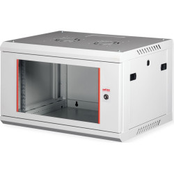 Roline 19" Wall Cabinet Basic Plus 6U, 600x450 BxT grey