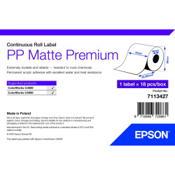 Epson 7113427 printer label White Self-adhesive printer label