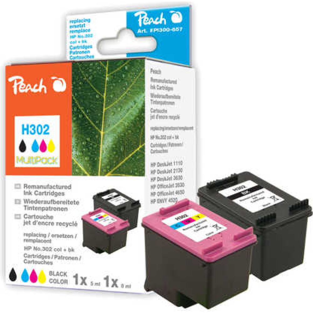 Peach PI300-657 PagePack Melns, Tirkīzzils, Fuksīns, Dzeltens
