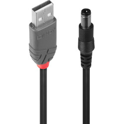 Lindy USB 2.0 Type A to 5.5mm DC Cable, 1.5m
