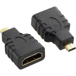 Techly Micro D HDMI - HDMI M/F Micro HDMI D Melns