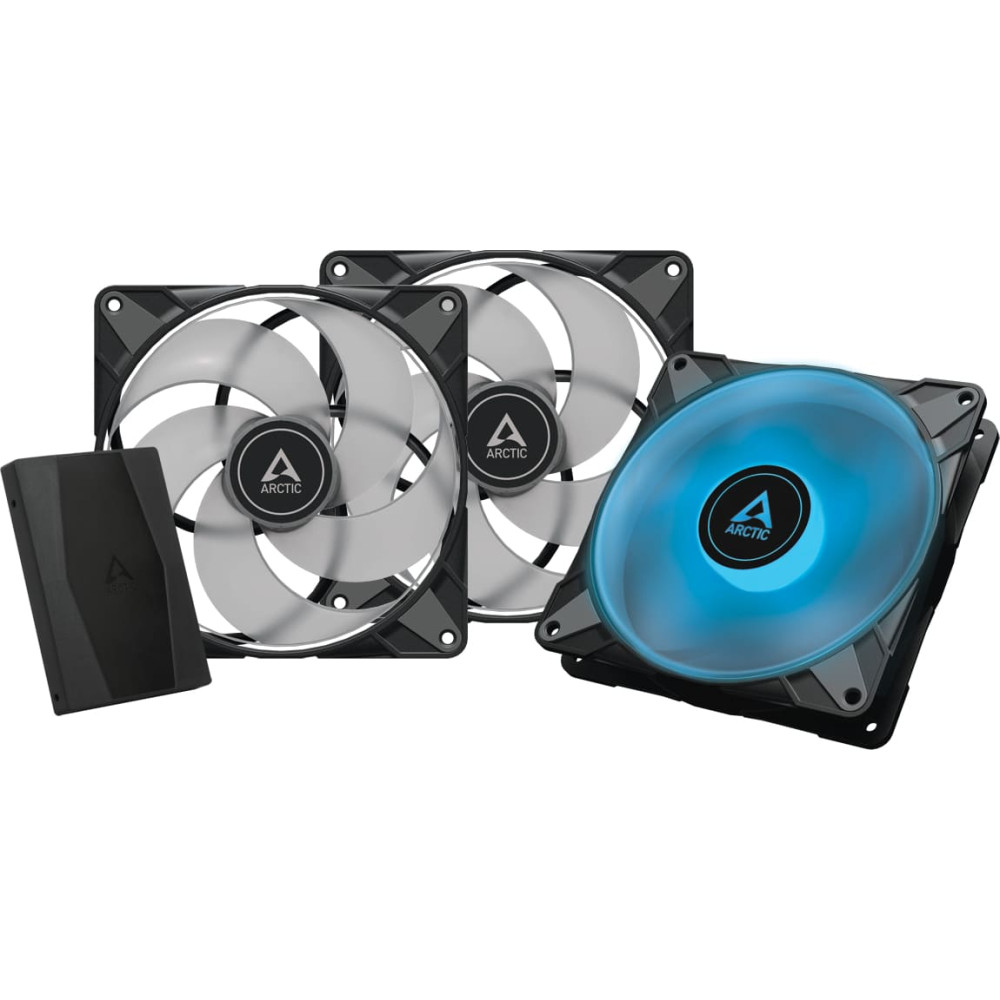 Arctic P14 PWM PST RGB 0dB Datora korpusam Ventilators 14 cm Melns 3, 1