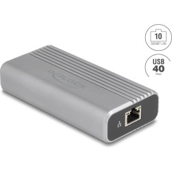 Delock USB 40 Gbps USB Type-C™ Network Adapter 10 Gigabit LAN 1 x RJ45
