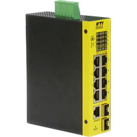 Kti Networks KTI KGS-1060 10-Port Industrial Gigabit Switch DIN Rail, 8x RJ45, 2x 100/1000SFP
