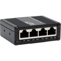 Exsys EX-62021 5-Port Industrial Gigabit Micro Switch, unmanaged, USB-C Stromversorgung