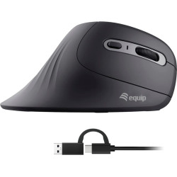 Equip 245119 pele Universāls Labā roka USB Type-A + USB Type-C Optisks 7200 DPI