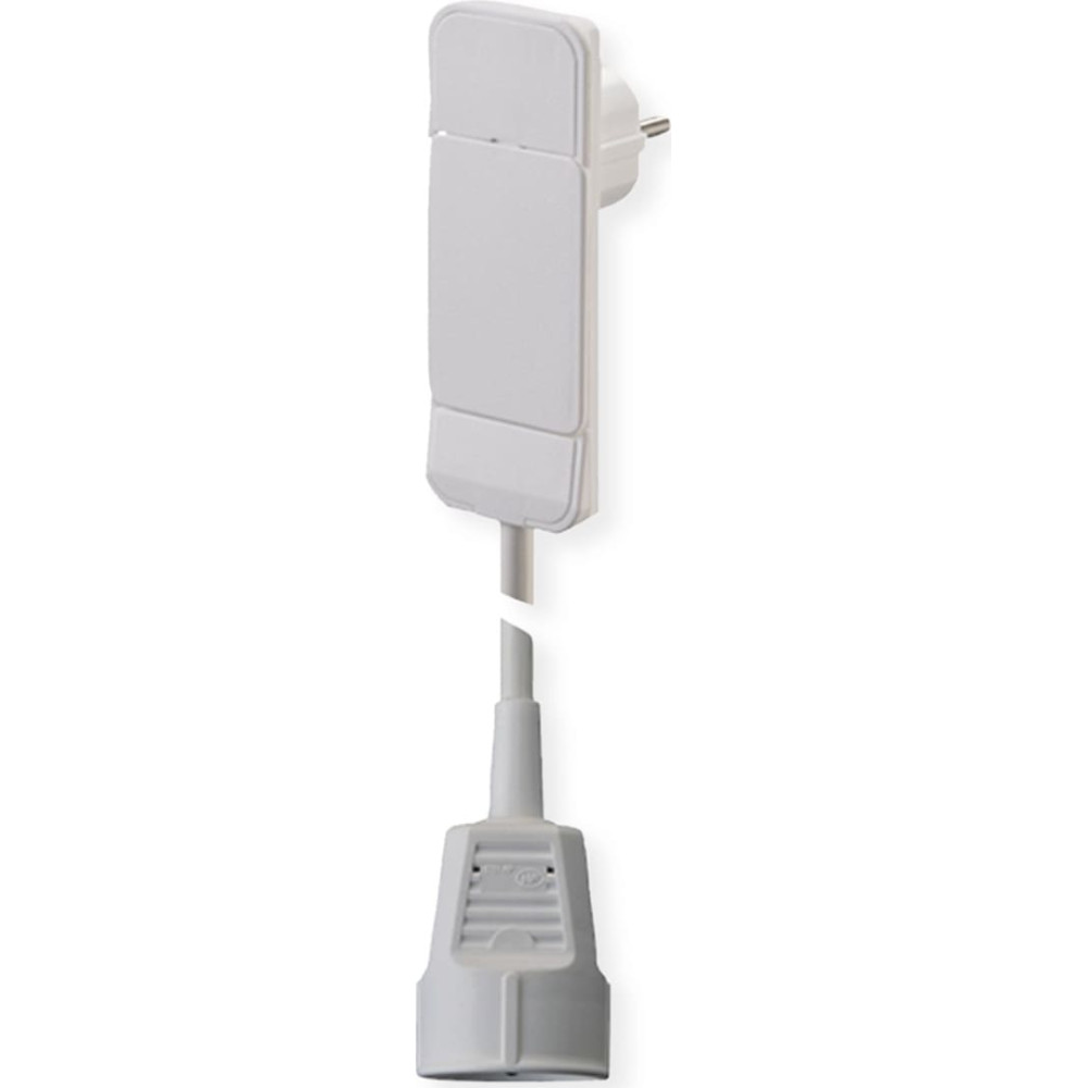 Bachmann SmartPlug flat plug 1x earthing contact white, 1.5m