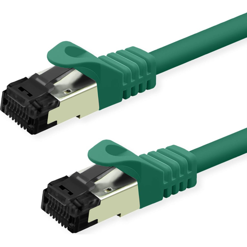 Value S/FTP Patch Cord Cat.8 (Class I), stranded, LSOH, green, 2 m