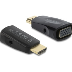 Delock HDMI to VGA Adapter with Audio