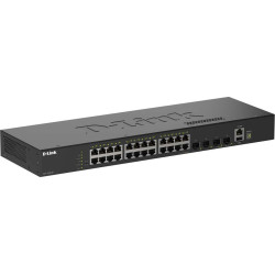 D-Link DGS-1530-28/E tīkla pārslēgs Vadīts L2 Gigabit Ethernet (10/100/1000) Melns