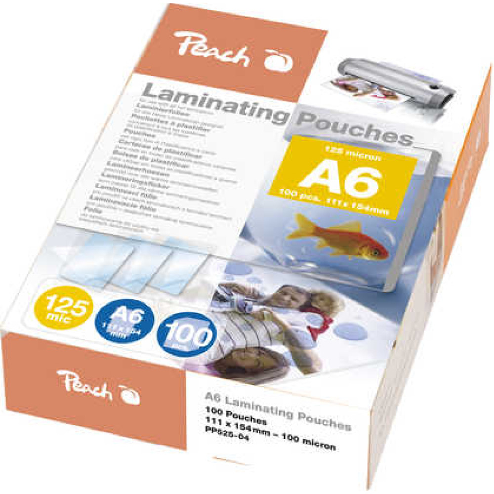 Peach PP525-04 laminē&scaron;anas kabata 100 pcs