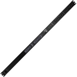 Gude EPC 87-3300-18 30-fach switched & metered PDU, vertikaler Einbau 0HE, 400V 3P*N+PE 3x16A, schwarz, 170 cm
