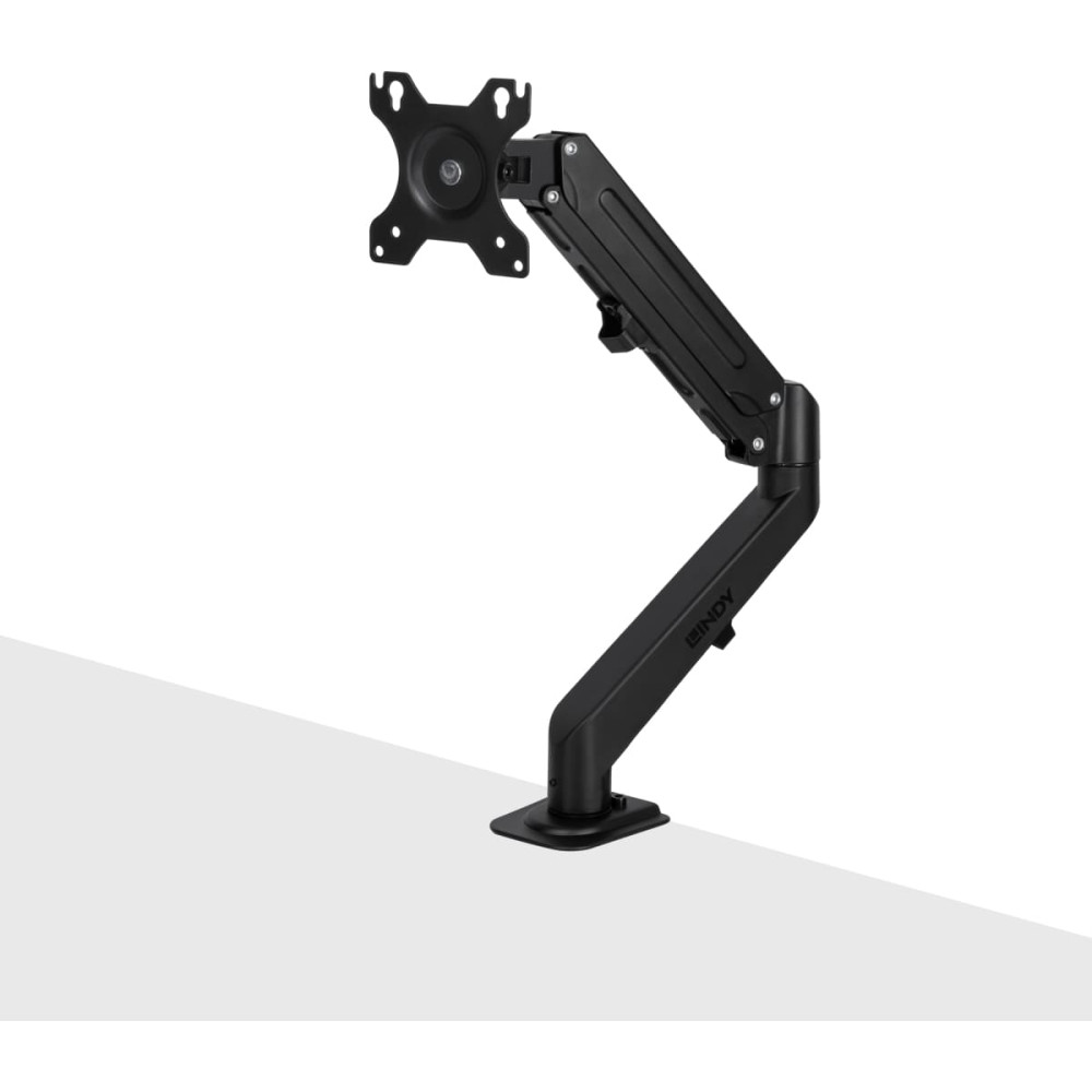 Lindy Single Desktop Gas Arm Display Mount - Black