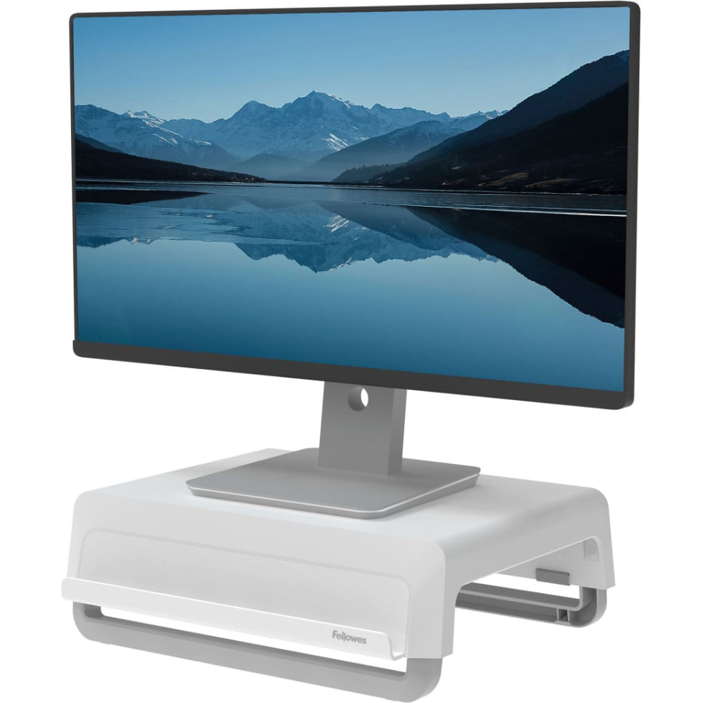 Fellowes 100016561 monitora stiprinājums un statīvs Galds Pelēks, Balts
