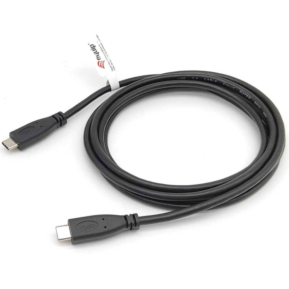 Equip 128832 USB kabelis USB 2.0 0,3 m USB C Melns