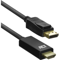 ACT DISPLAYPORT - HDMI M/M 1.8M